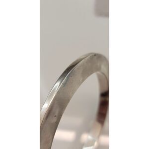 Heavy 925 Sterling Silver Solid Bangle Bracelet 39.53g Chunky Minimalist 2.5"